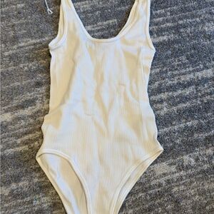 Zara Cream One Piece bodysuit
